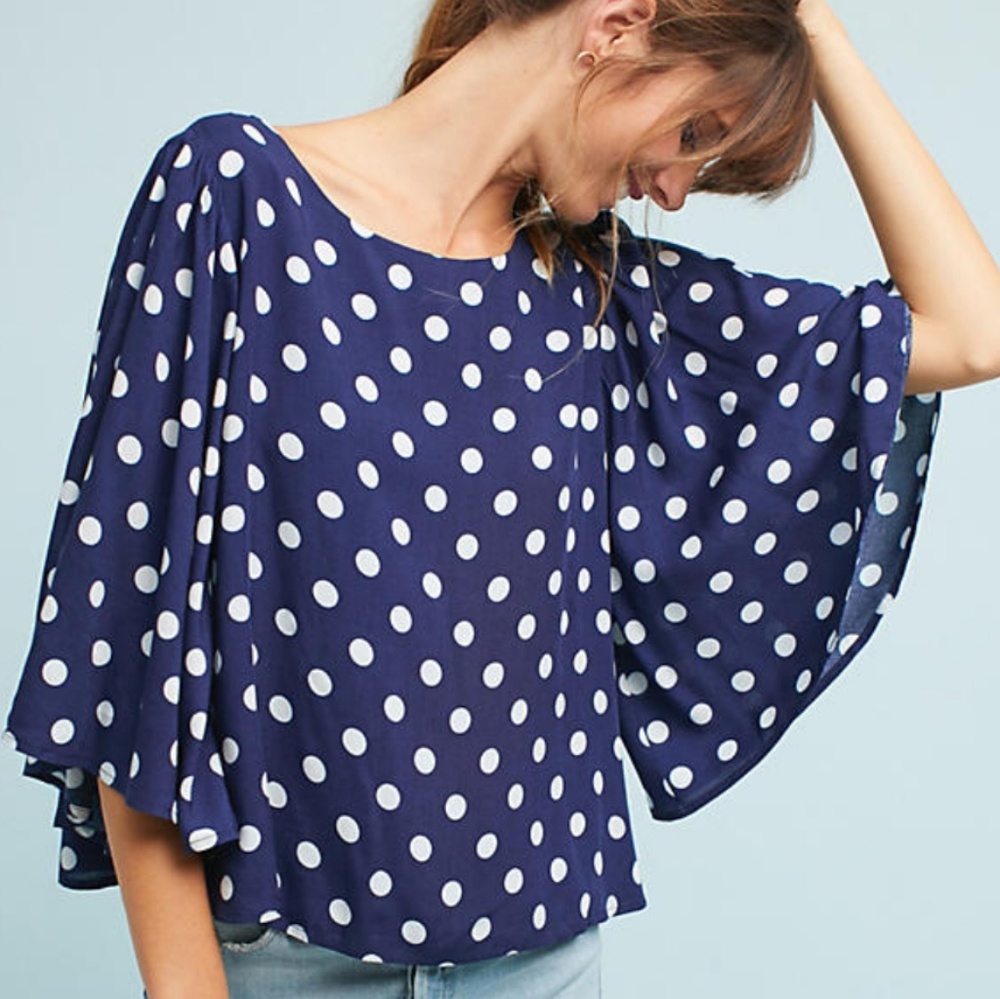 Isla Maude Poka Dot Blouse